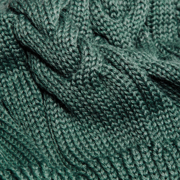 Шапка Mammut Valbella Beanie (; one size; dark jade)